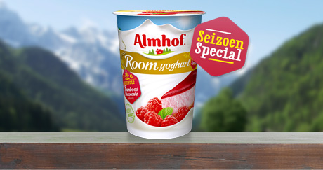 Almhof Roomyoghurt Framboos Cheesecake