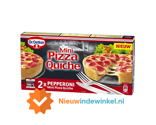 Dr Oetker Pizza Quiche mini pepperoni