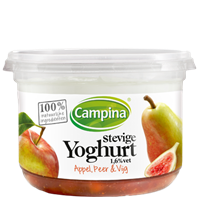Campina Stevige yoghurt Appel, Peer & Vijg