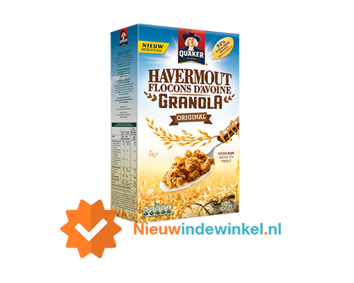 Quaker Havermout Granola Original nieuwindewinkel.nl