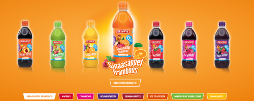 Slimpie siroop smaken