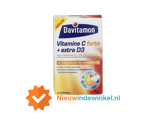 Davitamon vitamine C forte + extra D3 nieuwindewinkel.nl