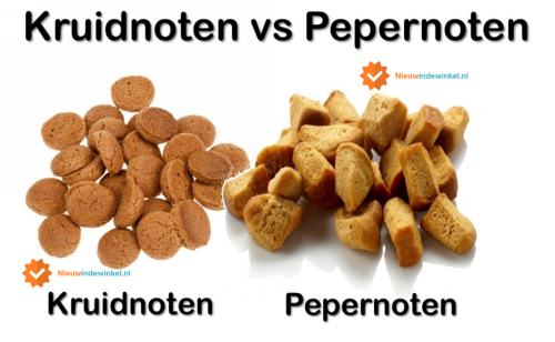 Kruidnoten en pepernoten verschil nieuwindewinkel.nl