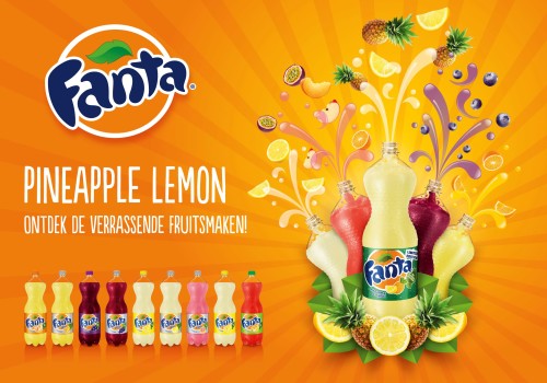 Fanta Pineapple Lemon-smaken